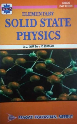 ELEMENTARY SOLID STATE PHYSICS