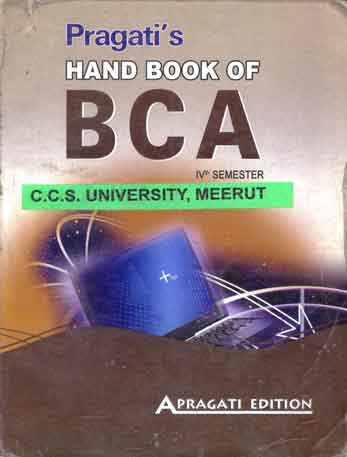 HAND BOOK OF BCA - IV SEM.