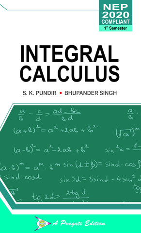 NEP Integral Calculus (SK Pundir, Bhupandder Singh) Sem-1st